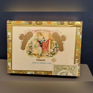 Romeo Y Julieta Empty Cigar Box Romeo And Juliet Case Made In Habana Cuba Crafts